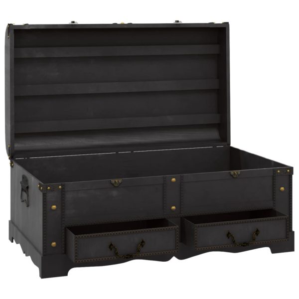 Treasure Chest Wood Brown 90x51x42 cm