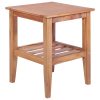 Coffee Table 40x40x50 cm Square Solid Teak