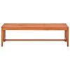 Garden Bench 130 cm Solid Eucalyptus Wood