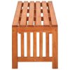 Garden Bench 130 cm Solid Eucalyptus Wood