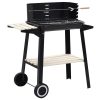 Charcoal BBQ Stand with Wheels