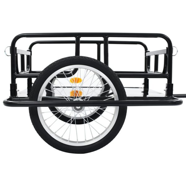 Bike Cargo Trailer 130x73x48.5 cm Steel Black