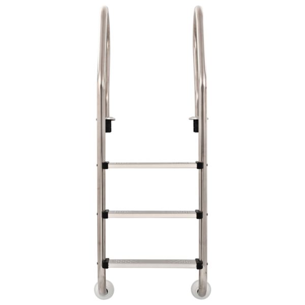 Pool Ladder 3 Steps Stainless Steel 304 120 cm