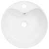 Wash Basin with Overflow 36×13 cm Ceramic White