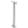 Garden Water Column Stainless Steel Round 95 cm