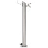 Garden Water Column Stainless Steel Round 95 cm