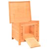 Cat House Solid Pine & Fir Wood 50x46x43.5 cm