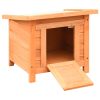 Cat House Solid Pine & Fir Wood 50x46x43.5 cm