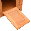 Cat House Solid Pine & Fir Wood 50x46x43.5 cm