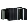 Garden Shed with Sliding Doors – 329.5x205x178 cm