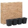 Garden Raised Bed with 4 Pots Water Hyacinth – Light Brown