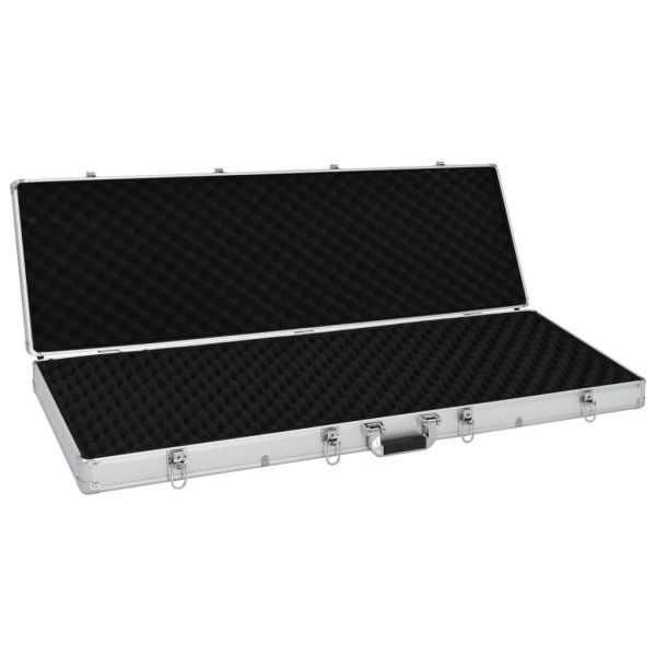 Gun Case 118x38x12 cm Aluminium – Silver