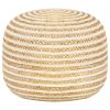 Handmade Pouffe Jute – 45×30 cm