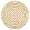 Handmade Pouffe Jute – 45×30 cm