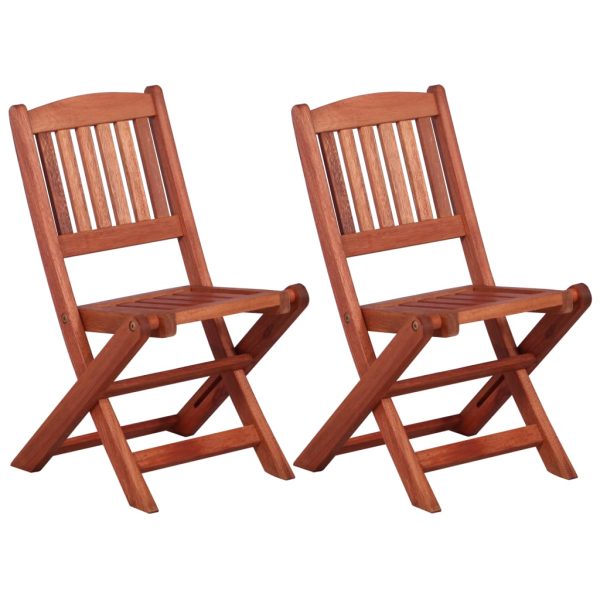 Children’s Dining Chairs 2 pcs Solid Eucalyptus Wood