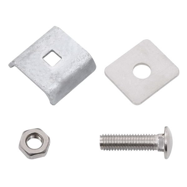 Grid Mat Connector 25 Sets Silver