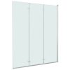 Folding Shower Enclosure 3 Panels ESG 130×138 cm