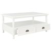 Coffee Table White 100x55x45 cm Wood