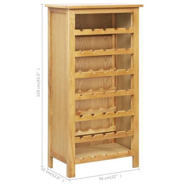 Wine Cabinet 56x32x110 cm Solid Wood