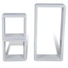 Wall Cube Shelves 6 pcs White