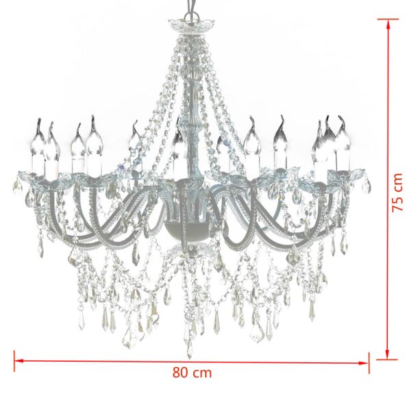 Chandelier with 1600 Crystals