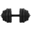 Dumbbells – 2×15 kg