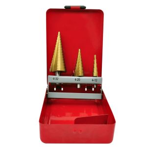 3-Piece HSS Step Drill Set