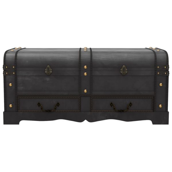 Wooden Treasure Chest Large Brown