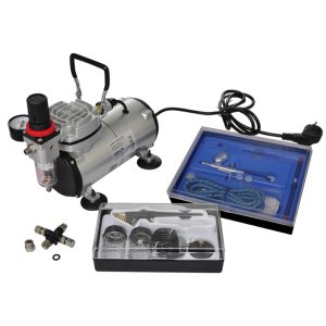 Airbrush Compressor Set with 2 Pistols