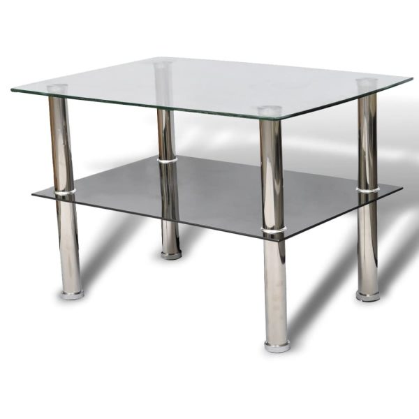 Coffee Table Glass 2 Tiers