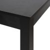 Bar Table MDF Black 115x55x107 cm