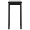 Bar Table MDF Black 55x55x107 cm