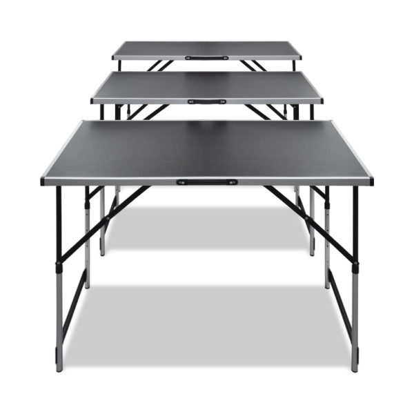 Pasting Table 3 pcs Foldable Height Adjustable