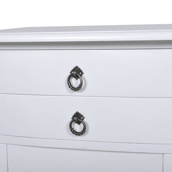 Hidalgo Nightstand with 2 Drawers White