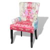 French Chair with Patchwork Design Fabric