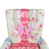 French Chair with Patchwork Design Fabric