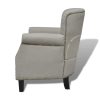 Armchair Grey Fabric