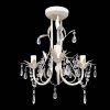 Crystal Pendant Ceiling Lamp Chandelier Elegant White – 1