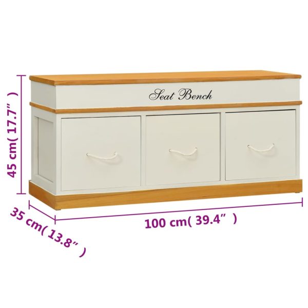 Storage Bench Shoe Cabinet Entryway Bench