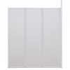 Shower Bath Screen Wall L Shape 70 x 120 x 137 cm 4 Panels Foldable