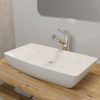 Luxury Ceramic Basin Rectangular Sink 71 x 39 cm – White