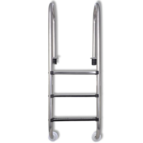 Pool Ladder 3 Steps Stainless Steel 304 120 cm