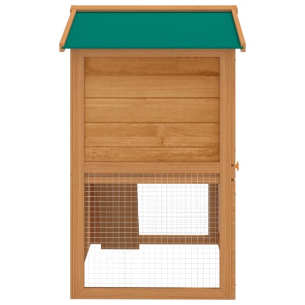 Outdoor Rabbit Hutch Small Animal House Pet Cage 3 Doors Wood – Brass