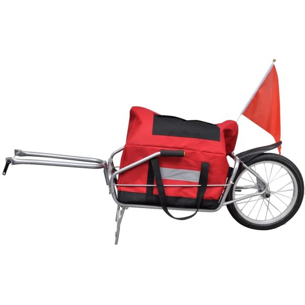 Bicycle Cargo Trailer One-wheel with Storage Bag