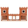 Outdoor Large Rabbit Hutch House Pet Cage Double House