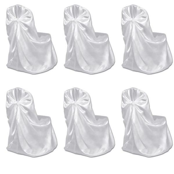 Chair Cover for Wedding Banquet – White, 6