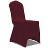 Chair Cover Stretch – Burgundy, 6