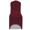 Chair Cover Stretch – Burgundy, 6