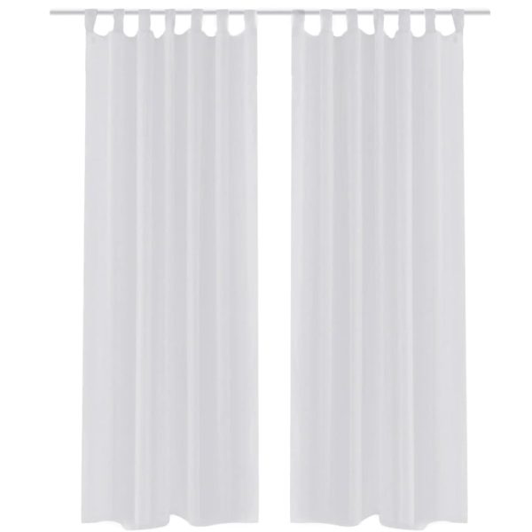 Sheer Curtain 2 pcs – 140×175 cm, White