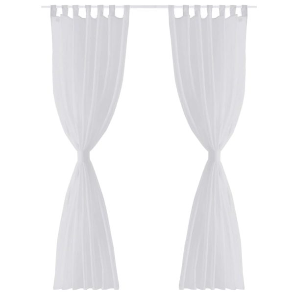 Sheer Curtain 2 pcs – 140×175 cm, White